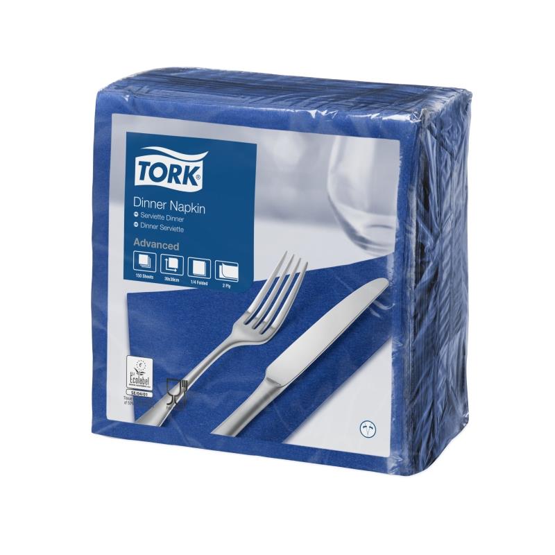 Tork Dinner Napkins - Midnight Blue - 39cm 2ply