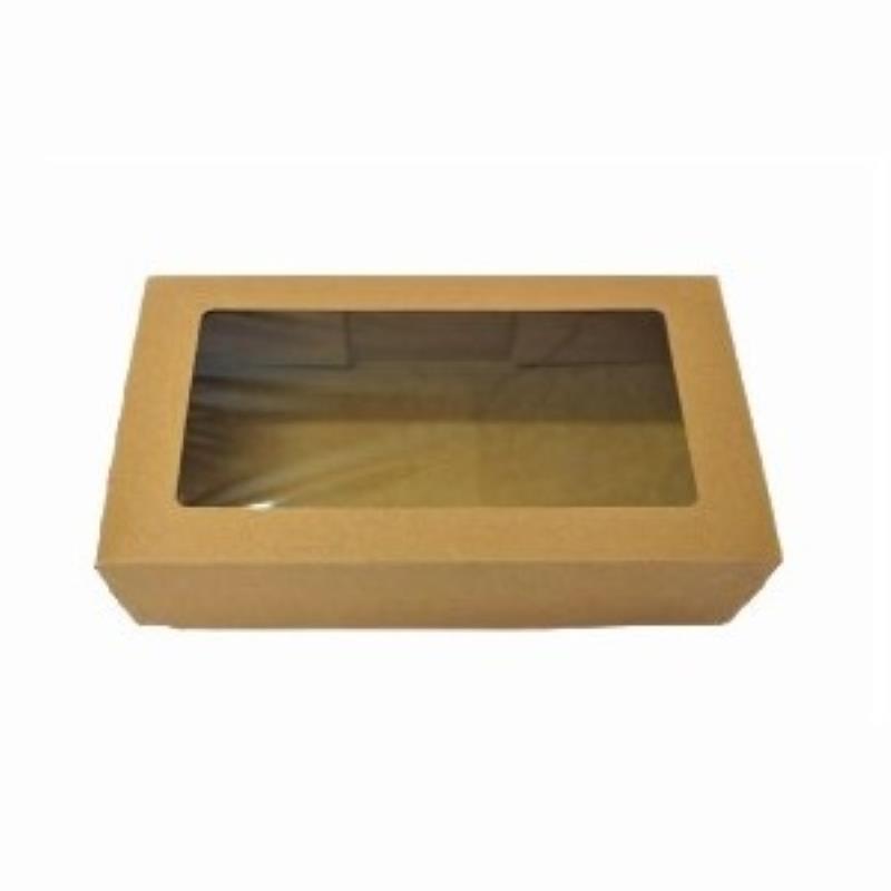 Kraft Medium Platter Box With Window