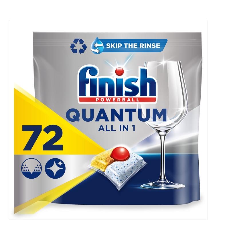 Finish All in One Quantum Dishwasher Tablets 72's