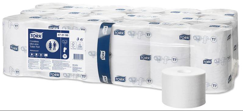 compact, nexturn, coreles, rolls, toilet rolls, toilet tissue, 2 ply, high performance, low waste, 